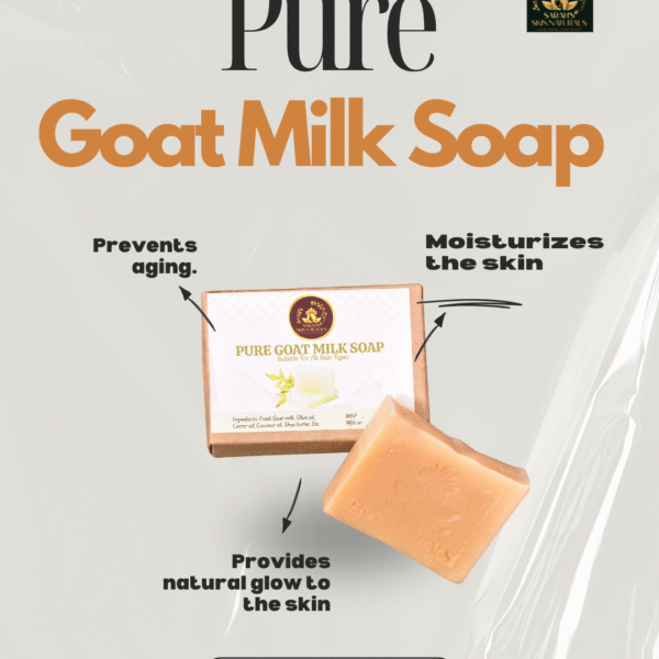 Pure goatmilk soap